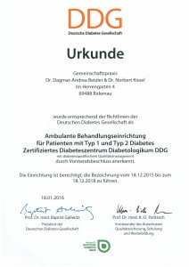 DDG-Urkunde